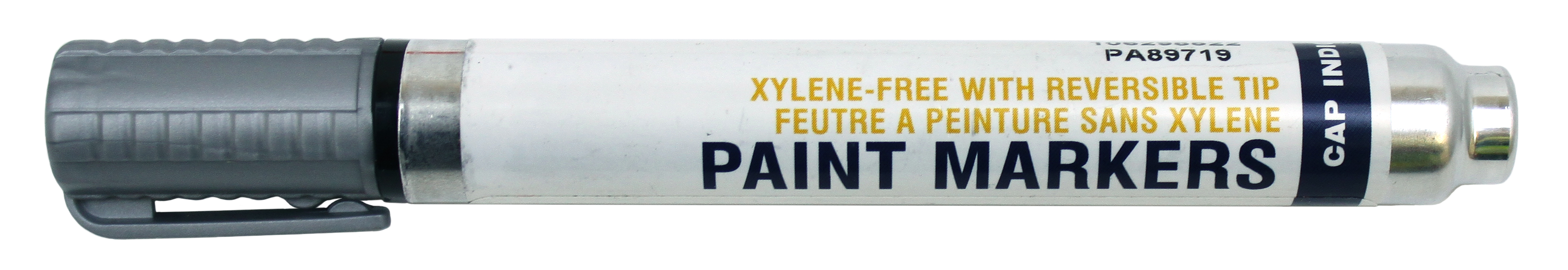 Xylene-Free Industrial Paint Markers with Reversible Tip - Gray - Q12